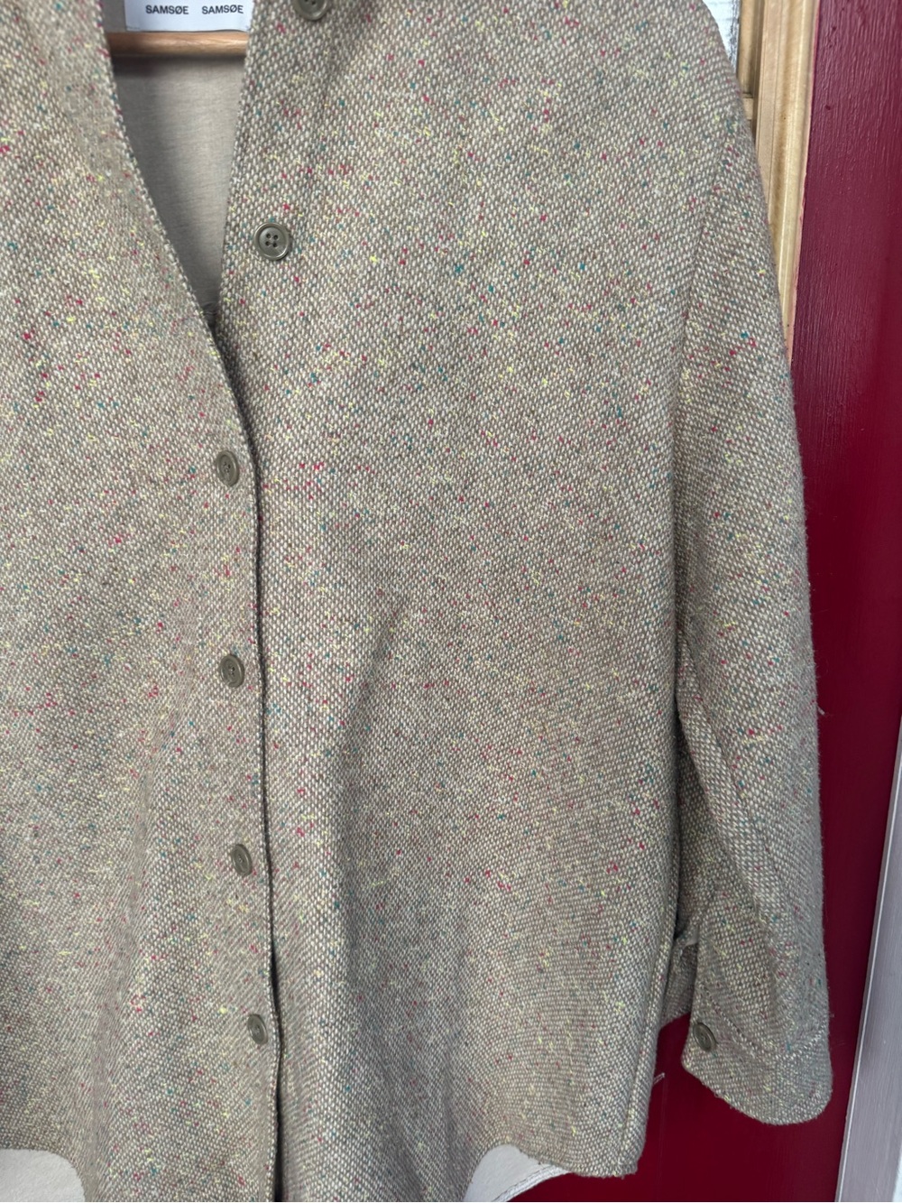 Samsoe casual fit shirt jacket / utility jacket size large - Picture 4 of 9